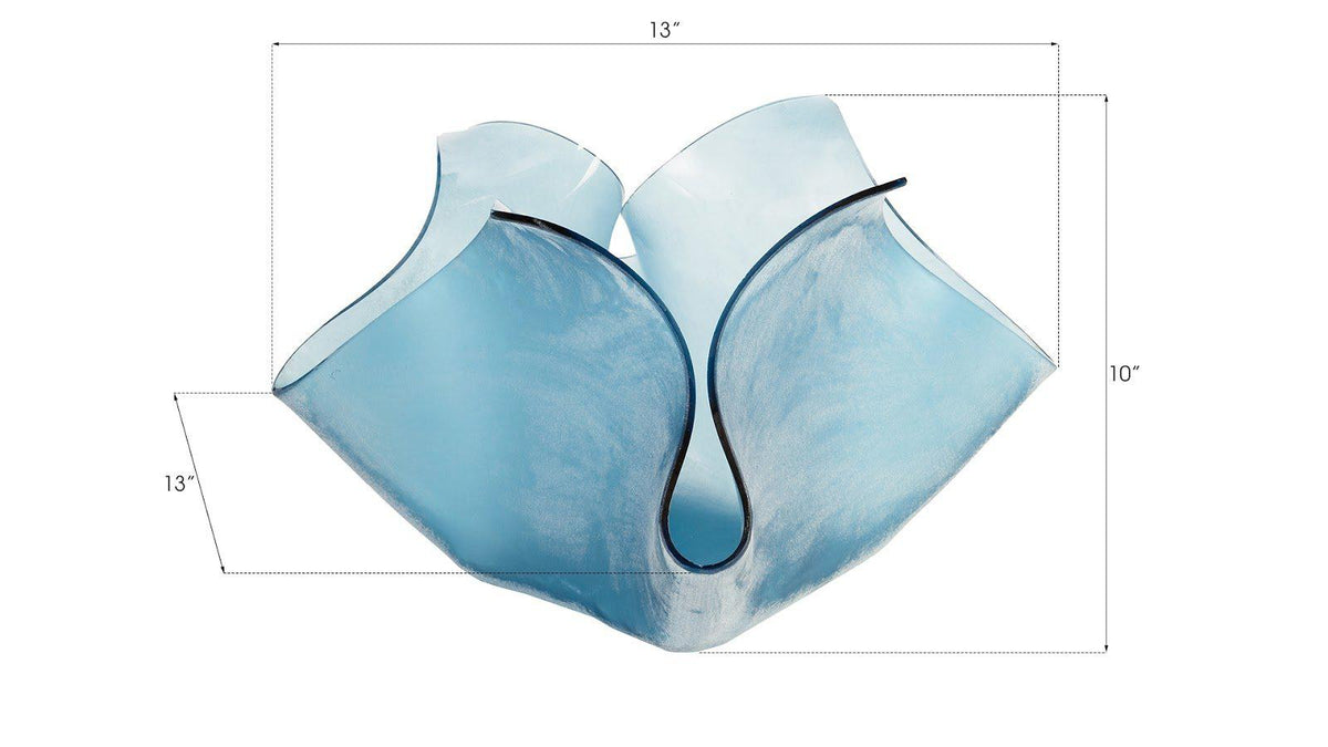 Blue Glass Bowl-Phillips Collection-Bowls-Artistic Elements