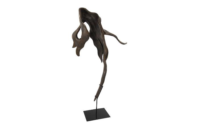 Cast Root Sculpture Resin, Bronze Finish-Phillips Collection-Sculptures &amp; Objects-Artistic Elements
