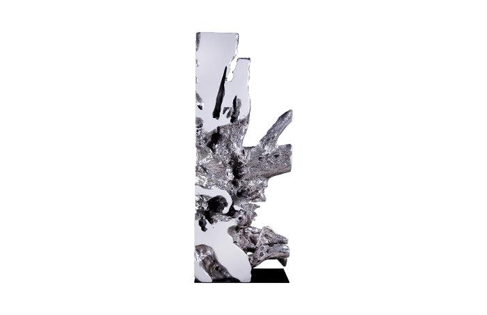 Cast Freeform Silver Sculpture-Phillips Collection-Sculptures &amp; Objects-Artistic Elements