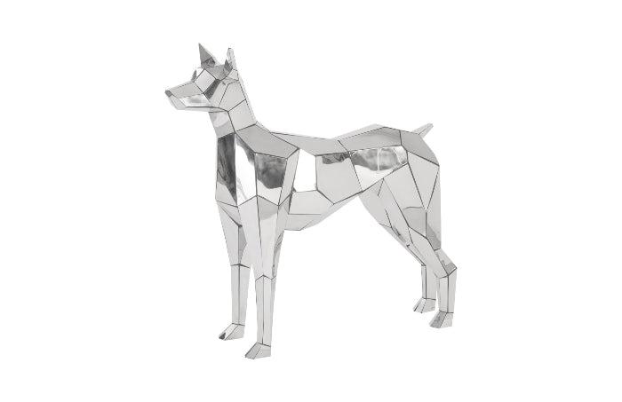 Crazy Cut Dog Sculpture-Phillips Collection-Sculptures &amp; Objects-Artistic Elements